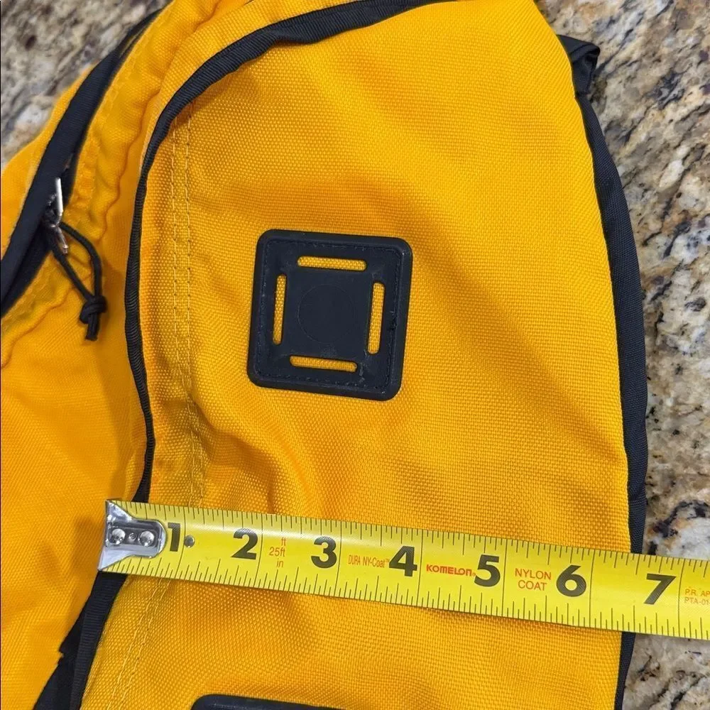 Eastpak Yellow Black Utility Backpack Travel Hiking School Bag Unisex USA